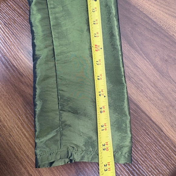 Chico's Chartreuse Green Lightweight Jacket Top Pockets Full Zip Coat Sz 1/US 8 - Picture 13 of 15